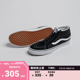 VANS范斯官方 SK8-Mid黑色街头风经典男鞋女鞋板鞋运动鞋 黑色 36.5