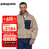 巴塔哥尼亚（Patagonia）男士摇粒绒夹克抓绒衣立领开衫外套Classic Retro-X Jkt 23056 NAT M