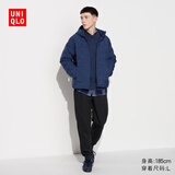 优衣库男装女装HEATTECH仿羊羔绒运动长裤保暖抓绒加绒裤子469966 09 黑色 3XL /185/112C