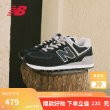 NEW BALANCE 运动鞋男鞋女鞋透气复古拼接经典休闲鞋574系列ML574EVB 44