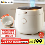 小熊（Bear）电饭煲 家用4-5人 多功能3L电饭锅 智能防溢预约 陶瓷油元釜微压柴火饭米饭锅 DFB-C30L3
