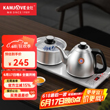 金灶（KAMJOVE）烧水壶保温一体全自动恒温电热水壶全智能手柄上水电茶炉泡茶专用 FM-9银色版【20*37cm】0.9L