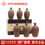 塔牌醇雕 绍兴黄酒 半甜型手工冬酿花雕酒 陶坛整箱 500mL 6瓶