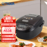 虎牌（TIGER）日本原装进口压力IH电磁加热智能土锅涂层电饭煲JPK-G10C/G18C 黑色 3L