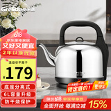 格来德 （Grelide）电热水壶烧水壶304不锈钢热水壶4.2-6L升大容量家用防干烧电水壶自动断电开水壶 6L 加厚款分体式-160S