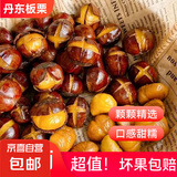 京喜加丹东新鲜板栗糖炒栗子原料糯甜板栗可生吃新鲜蔬菜生鲜 丹东板栗 100g 尝鲜装