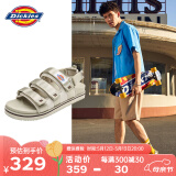 Dickies凉鞋男士轻便凉拖学生防滑沙滩鞋潮流休闲情侣鞋 军米色（男女款） 42