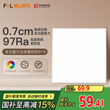 FSL佛山照明集成吊顶灯led吸顶灯平板厨卫灯Ra97显300*300白光18W