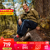 迈乐（Merrell）男女款户外越野徒步鞋MOAB GTX防水透气防滑抓地耐磨登山鞋 J035797 灰深兰-3 GTX男款 41