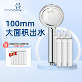 Aroma Sense过滤手持花洒喷头增压沐浴花洒韩国进口活性碳除氯净水过滤 PRC高级银标配+6支过滤棉