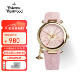 薇薇安·威斯特伍德（Vivienne Westwood）西太后手表女士复古皮带欧美表生日520送礼物女送女生VV006PKPK