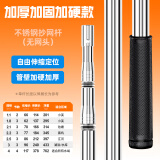 本诺（BENNUO） 抄网竿套装组合全套渔网捞鱼网兜不锈钢伸缩杆子钓鱼折叠抄网头 加厚加固加硬抄网杆（无网头） 4m