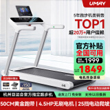 佑美U4跑步机家庭用智能电动爬坡全折叠安静低音走步机健身房2025新款