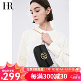 HR赫莲娜包包女包时尚女小方包头层牛皮单肩包简约链条包生日礼物 黑色