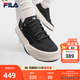 斐乐（FILA）官方川行鞋FOSSO男鞋复古帆布鞋新款休闲鞋 黑-BK 39