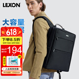 乐上（LEXON）商务双肩包男15.6/17.3英寸笔记本电脑包休闲差旅背包防泼水书包