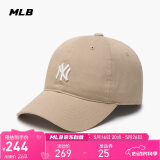 MLB帽子男女软顶棒球帽虞书欣明星同款运动鸭舌帽3ACP7701N-50BGS-F