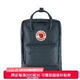 FJALLRAVEN北极狐双肩包kanken男女户外大容量书包电脑包运动旅行背包23510 560海蓝色 16L【可容纳14寸笔记本电脑】