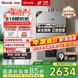 林内（Rinnai）【小蛮腰Pro plus】13升极光灰燃气热水器【家电国家补贴15%】 进口恒温芯 13GD33（JSQ26-GD33）