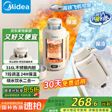 美的（Midea）电热水壶便携式旅行车载婴儿烧水壶户外出行大容量1.2L 国补宽电压保温保冷恒温壶MK-DB12X18-PRO