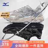 美津浓（MIZUNO）【RACER S】软底轻便运动跑步鞋男女同款缓震透气休闲慢跑鞋 18/脏脏银 39 (250mm)