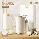 Vanow铃兰保温杯 2025新款高颜值水杯女陶瓷覆层内胆轻奢礼物咖啡杯子