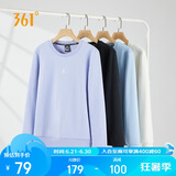 361°卫衣女春秋季外套运动休闲套头衫宽松圆领长袖上衣662334801D-10