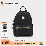暇步士（Hush Puppies）背包女士双肩包时尚大容量书包通勤出差电脑包旅游轻便休闲旅行包 黑色HA-1472503W-5720