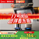 美的（Midea）抽吸排油烟机 家用侧吸式吸油烟机 排烟机 厨房脱排烟机CXW-200-J30家电国家补贴立减15%