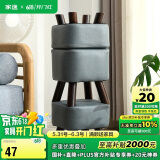 家逸家用矮凳沙发凳创意时尚茶几实木凳子简约方形换鞋凳垫脚凳