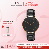 丹尼尔惠灵顿（DanielWellington）DW手表男表40mm表盘皮表带超薄男士石英腕表生日礼物DW00100129