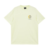 杰克·琼斯（JACK&JONES）夏季新款男装撞色斜纹半袖上衣直筒版圆领短袖T恤 224201137嫩绿色 XL 185