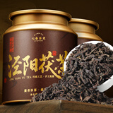 七春泾阳茯茶黑茶500g散茶叶金花茯茶陕西特产教师中秋送长辈礼罐自喝