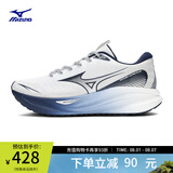 美津浓（MIZUNO）ASTRO PLUS运动跑步鞋子男女夏季透气厚底缓震回弹专业体考慢跑鞋 03/白/深蓝 36 (225mm)
