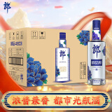 郎酒 顺品郎蓝顺 浓酱兼香型白酒 45度480ml*12瓶 整箱装