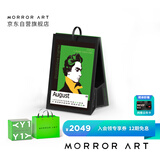 MORRORART Y1时光相册歌词音箱蓝牙电子相册悬浮字幕家用桌面日历相框智能家居生日礼物 礼盒款