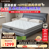 顾家家居 软硬两用床垫2cm乳胶独立袋弹簧席梦思1.5米M1016 【京仓闪发】