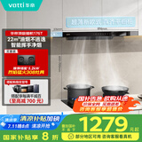 华帝（VATTI）国家政府补贴20% 欧式顶吸家用吸油烟机小尺寸齐平橱柜22风量大吸力脱排抽油烟机一级能效 i11176T