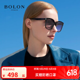 BOLON暴龙眼镜王鹤棣同款黑超方框太阳镜露营墨镜防晒送男友BL3111 A13-上灰下粉渐进非偏光