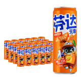可口可乐（Coca-Cola）芬达x绝区零联名款 无糖零卡 橙味汽水饮料330ml*24罐  不含周边
