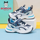 巴布豆童鞋男童轻便舒适运动鞋秋款百搭儿童跑鞋101553113藏青蓝/白30