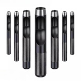 京铭圆冲1-50mm黑色皮带打孔器皮带冲子皮革打孔器圆形钢冲头JD 一只 3mm孔直径