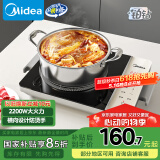 美的（Midea）家用电磁炉  超猛火大功率 电磁灶火锅炉 炒菜电池炉新型超薄大面板国家补贴 MC-E22BH02