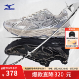 美津浓（MIZUNO）【RACER S】软底轻便运动跑步鞋男女同款缓震透气休闲慢跑鞋 18/脏脏银 40 (255mm)