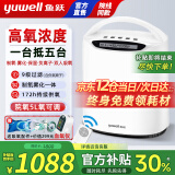 鱼跃（Yuwell）【官方直售】5升L家用制氧机吸氧机雾化老人气喘呼吸不畅家庭氧气 【院氧雾化款】5L氧可调+雾化+负离子+吸氧礼包