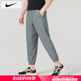 耐克（NIKE）裤子男士 25夏季新款运动裤直筒卫裤梭织速干长裤透气冰丝休闲裤 FB7498-084/晒图退5 L 【175】体重130~150斤左右