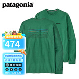 巴塔哥尼亚（Patagonia）男士混纺棉轻便logo潮流圆领长袖T恤卫衣L/S P-6 Logo 38518 POHL M