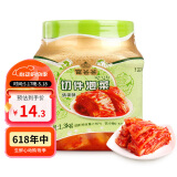 富爸爸 切件泡菜1300g/瓶 韩式辣白菜酱菜咸菜下饭菜