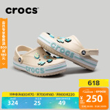 卡骆驰crocs洞洞鞋贝雅卡骆班轻便耐磨一脚蹬休闲鞋|205089 冬日白/彩色-1LI 36 /37(220mm)