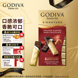 歌帝梵(GODIVA)醇享进口扁桃仁黑巧克力90g喜糖零食糖果伴手礼生日礼物